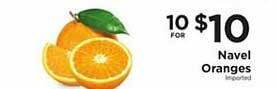 ShopRite Navel oranges offer