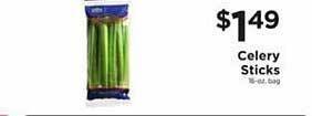 ShopRite Celery sticks offer