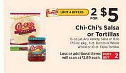 ShopRite Chi-chi's salsa or tortillas offer