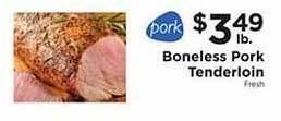 ShopRite Boneless pork tenderloin offer