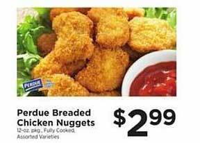 ShopRite Perdue breaded chicken nuggets offer