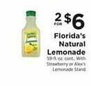 ShopRite Florida's natural lemonade offer