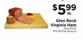 ShopRite Glen rock virginia ham offer