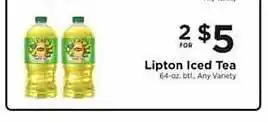 ShopRite Lipton iced tea offer