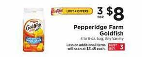 ShopRite Pepperidge farm goldfish offer