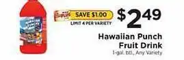 ShopRite Hawaiian punch fruit drink offer