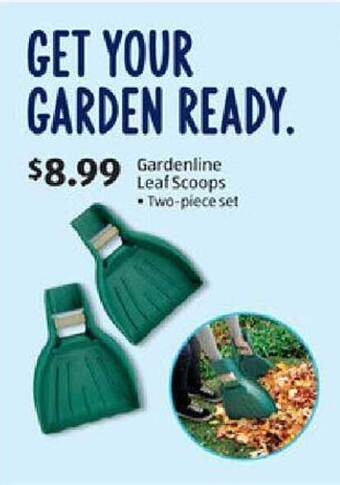 Aldi Gardenline leaf scoops offer