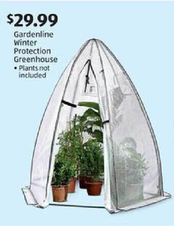 Aldi Gardenline winter protection greenhouse offer