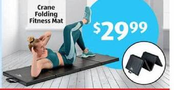 Aldi Crane folding fitness mat offer