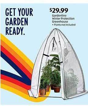 Aldi Gardenline winter protection greenhouse offer