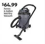 Ferrex 6-gallon wet-dry vacuum