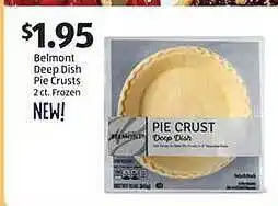 Aldi Belmont deep dish pie crusts frozen offer