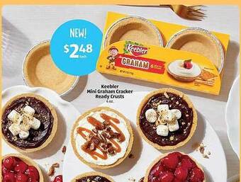 Aldi Keebler mini graham cracker ready crusts offer