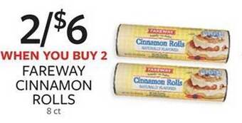 Fareway Fareway cinnamon rolls offer