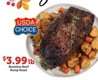Fareway Boneless beef rump roast offer