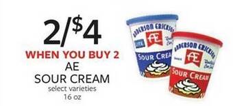 Fareway Ae sour cream offer