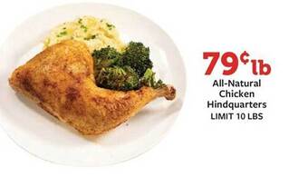 Fareway All-natural chicken hindquarters offer