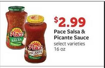 Fareway Pace salsa & picante sauce offer
