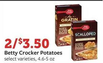 Fareway Betty crocker potatoes offer