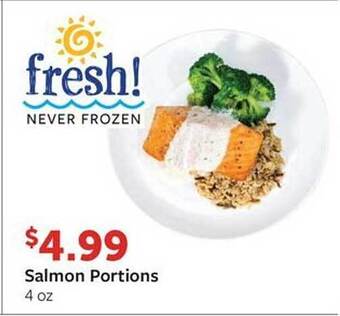 Fareway Salmon portions offer