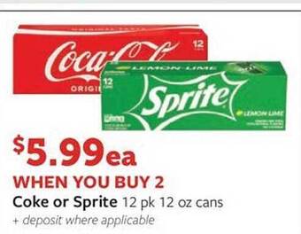 Fareway Coke or sprite offer