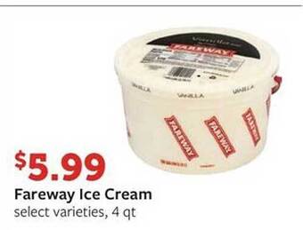Fareway Fareway ice cream offer