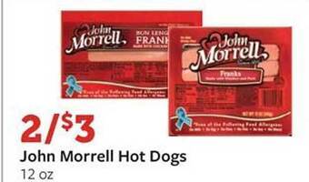 Fareway John morrell hot dogs offer