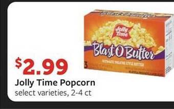 Fareway Jolly time popcorn offer