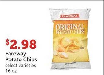 Fareway Fareway potato chips offer