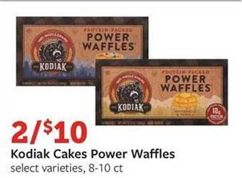 Fareway Kodiak cakes power waffles offer