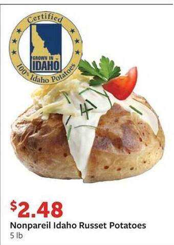 Fareway Nonpareil idaho russet potatoes offer