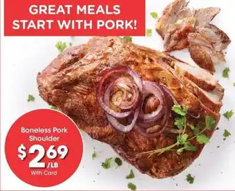 Kroger Boneless Pork Shoulder offer