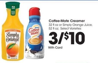 Kroger Coffee-Mate Creamer offer