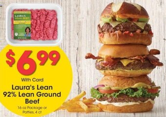 Kroger Laura's Lean 92% Lean Ground Beef offer