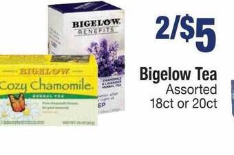 Kinney Drugs Bigelow tea offer