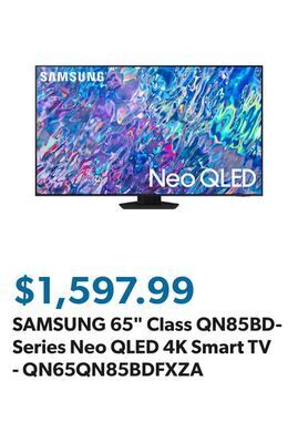 Sam's Club Samsung 65" class qn85bd-series neo qled 4k smart tv - qn65qn85bdfxza offer