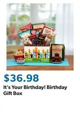 Sam's Club It's your birthday! birthday gift box offer