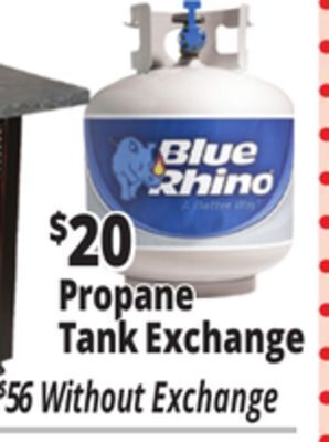 Ocean State Job Lot Propane tank exchange offer