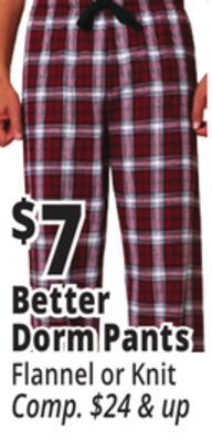 Ocean State Job Lot Better dorm pants offer