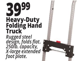 Ocean State Job Lot Heavy-duty folding hand truck offer