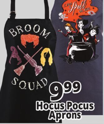 Ocean State Job Lot Disney hocus pocus apron offer
