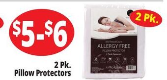 Ocean State Job Lot Cotton allergen barrier queen pillow protectors, 2-pack offer