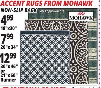 Ocean State Job Lot Mohawk accent rugs offer