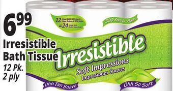 Ocean State Job Lot Irresistible bath tissue offer