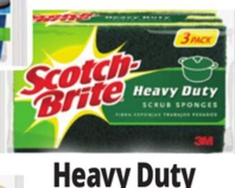 Ocean State Job Lot Scotch-brite, scrub sponges, heavy duty, 3 pack offer