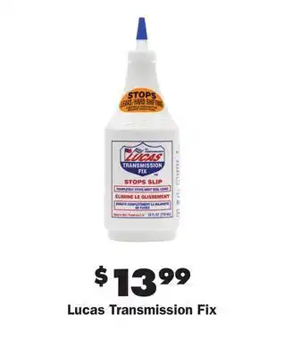 Advance Auto Parts Lucas transmission fix offer