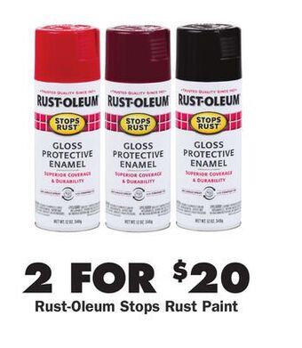 Advance Auto Parts Rust-oleum stops rust paint offer