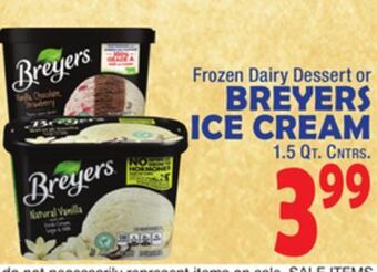 Bravo Supermarkets Breyers ice cream offer