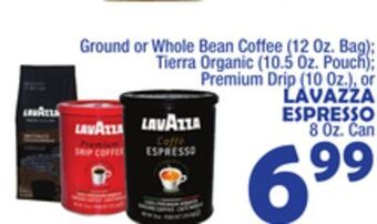 Bravo Supermarkets Lavazza espresso, 8 oz. can offer