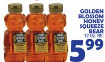 Bravo Supermarkets Golden blossom honey squeeze bear offer